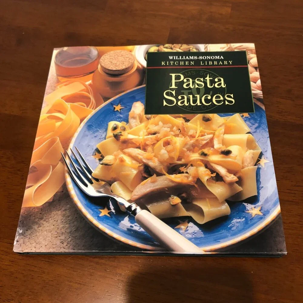 Williams Sonoma Pasta & Pasta Sauces Pre-Owned Vintage Cookbook Bundle o…